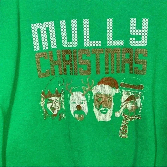 Gildan Mens Size Large Irish Pub Mully Mulligans Alabama Christmas Sweatshirt - Picture 5 of 9